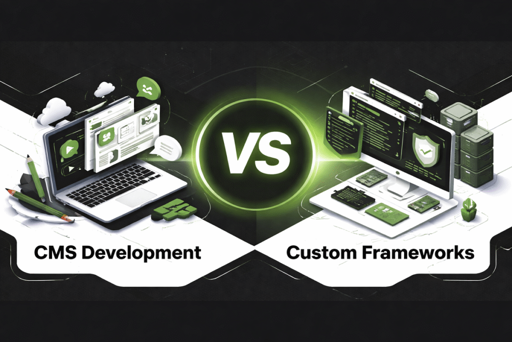 CMS Development vs Custom Frameworks