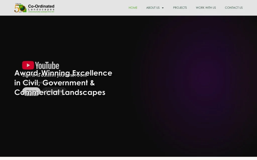 Commercial Infrastructure Website website