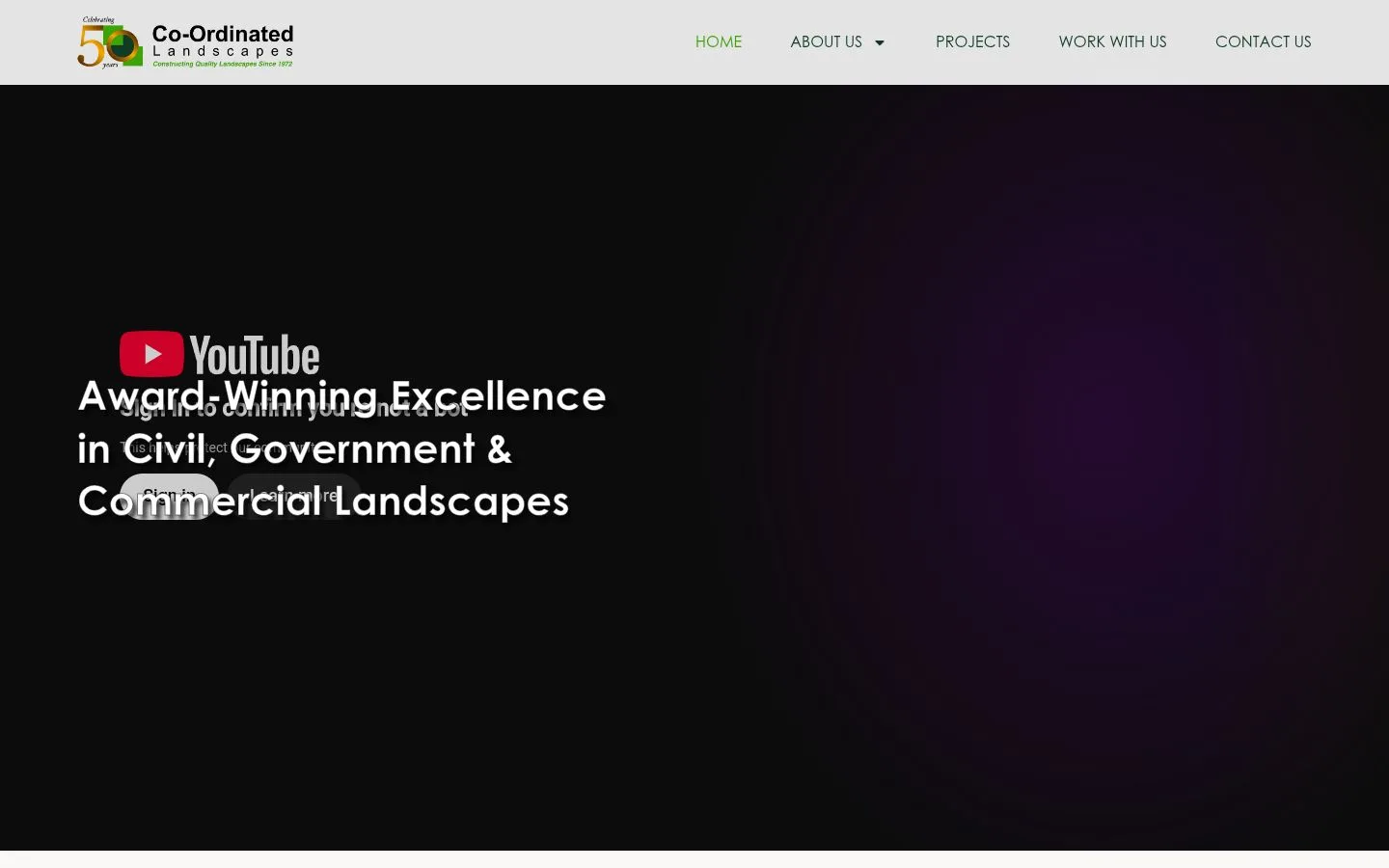 Commercial Infrastructure Website designed and developed by EMU Digital Agency