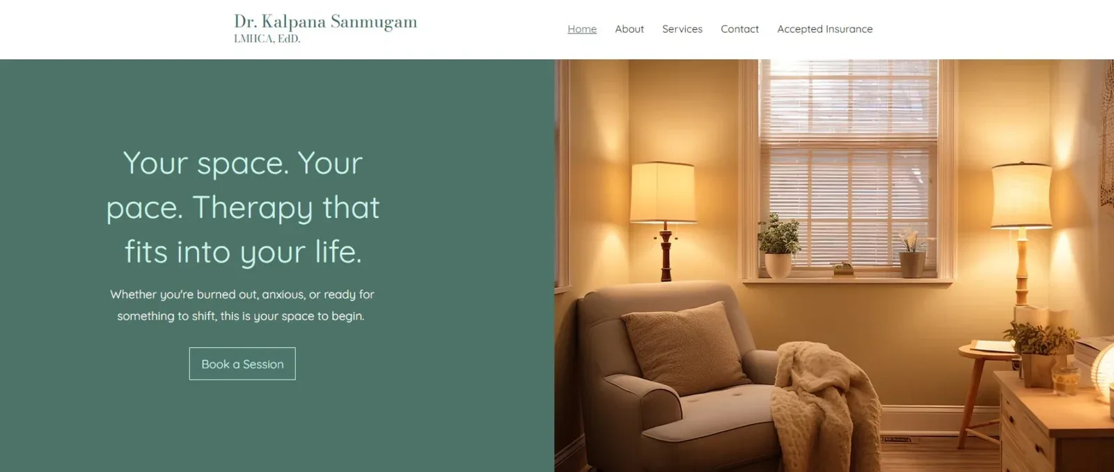 Counselling Practice Website designed by EMU Digital Agency