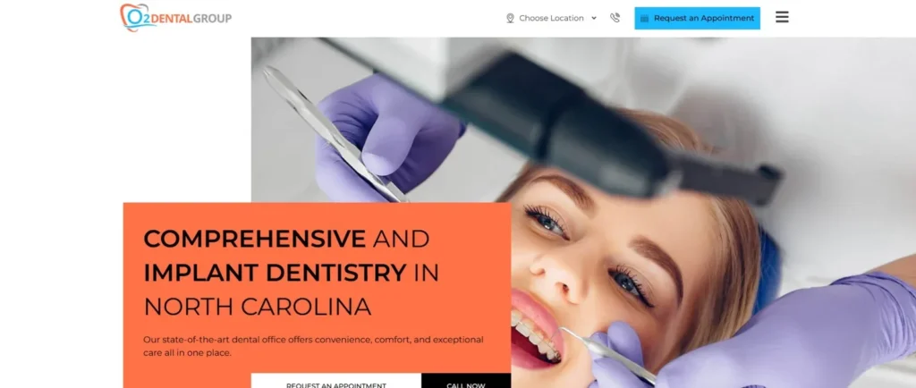 Dental Group Website website