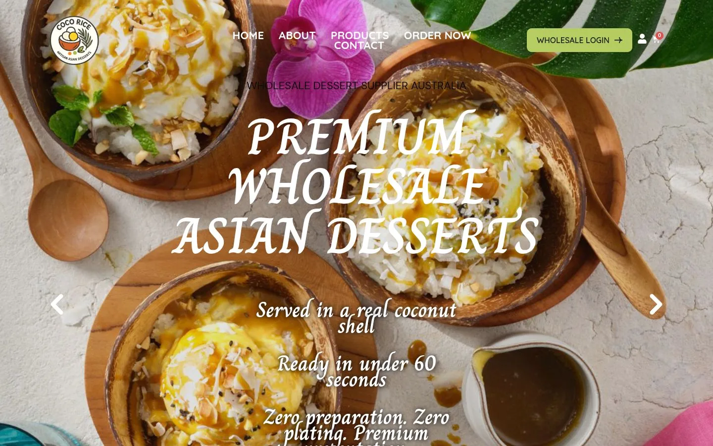Food Wholesale Ordering Portal designed and developed by EMU Digital Agency