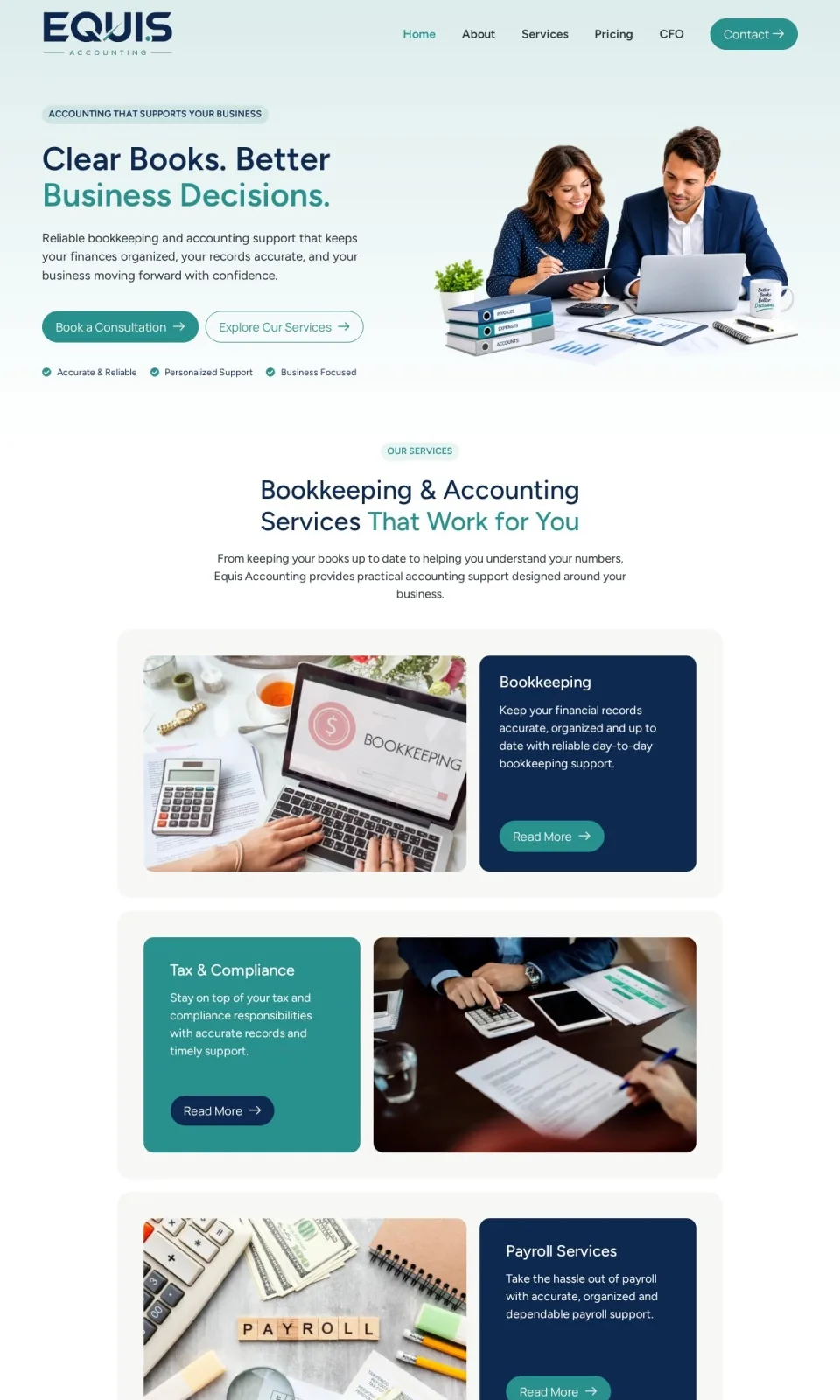 Accounting Firm Website website