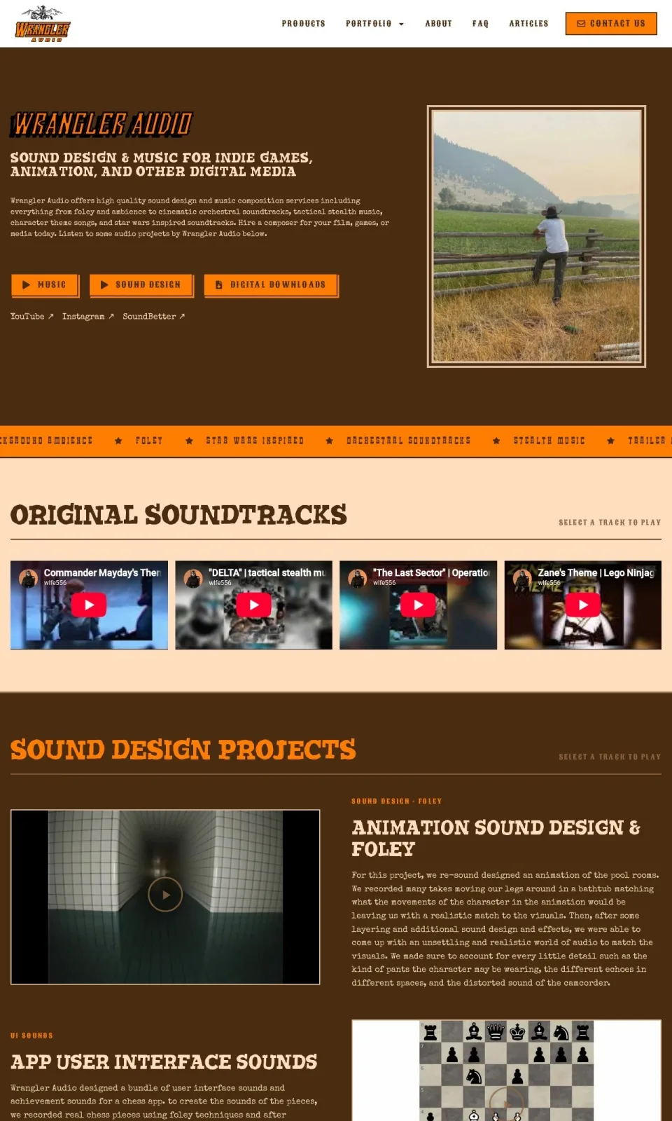 Audio Equipment Online Store website