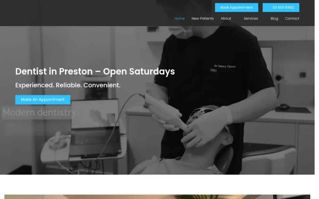 Dental Clinic Website website