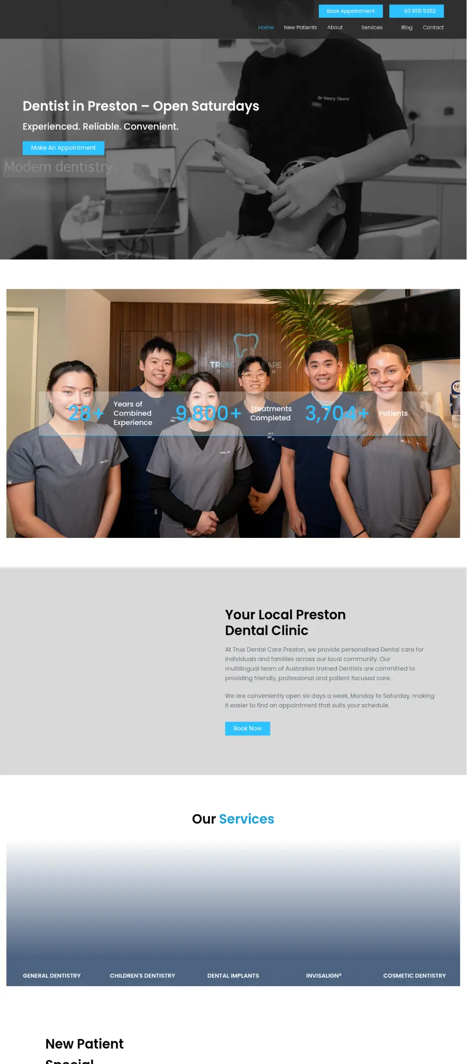 Dental Clinic Website website