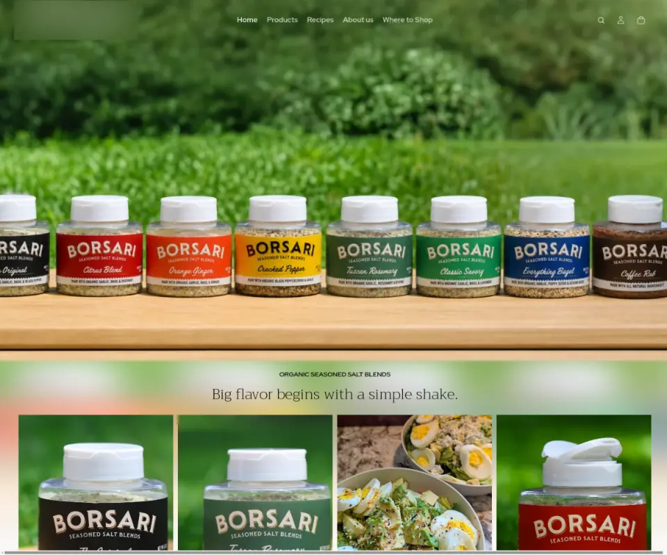 Gourmet Food eCommerce Store website