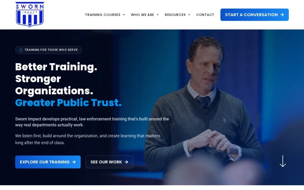 Law Enforcement Training Website