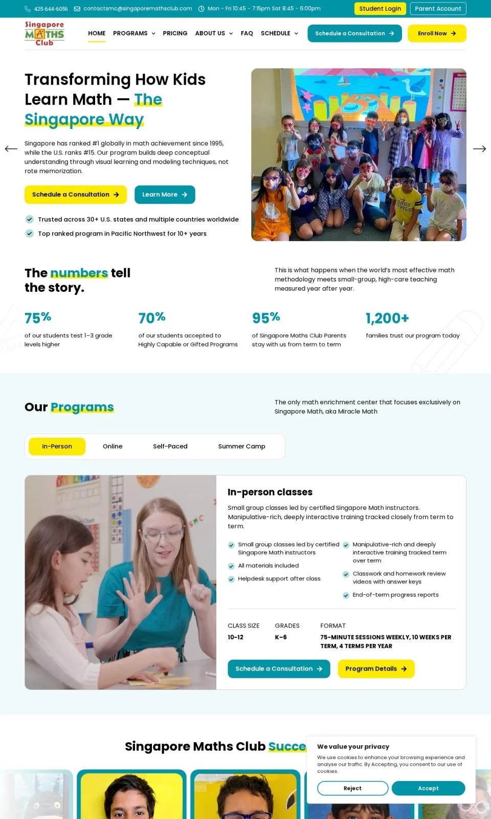 Maths Tuition Centre Website website