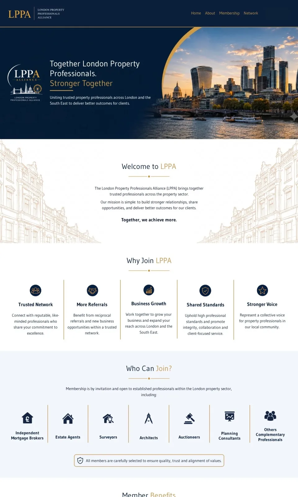 Property Professionals Network Website website