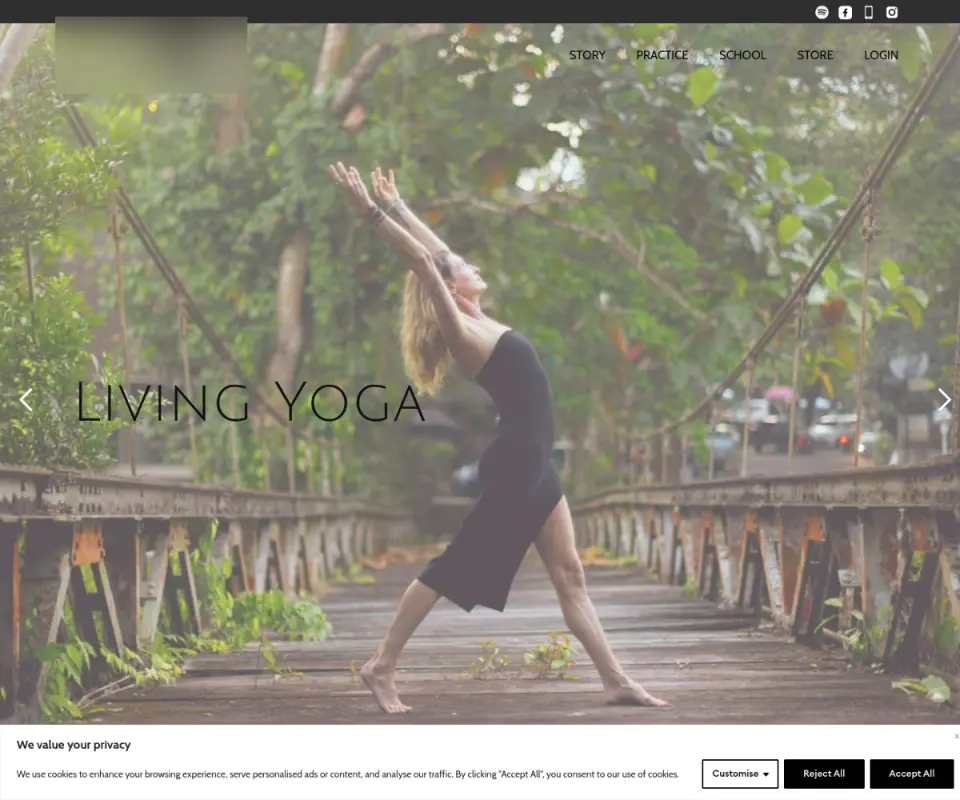 Yoga Studio Website website